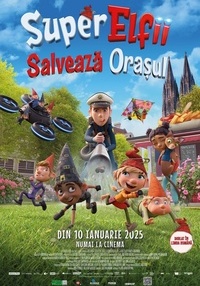 Poster Super Elfii salveaza orașul