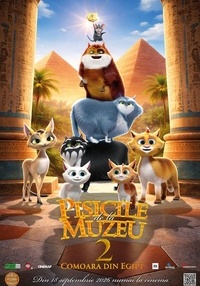 Poster Pisicile de la muzeu 2: Comoara din Egipt - DUBLAT